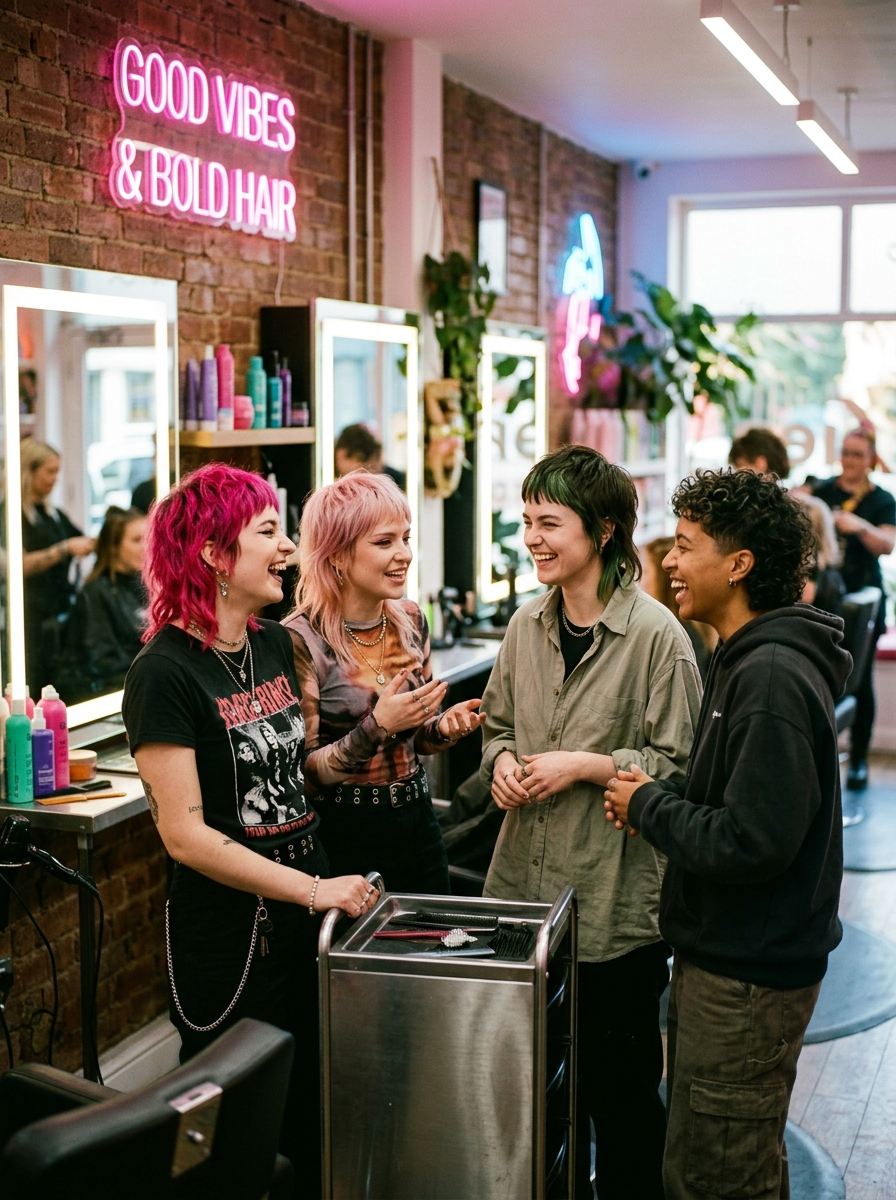 Neon Riot team moment